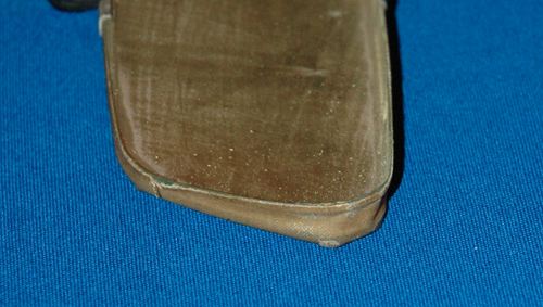 Edge showing angle of front glass