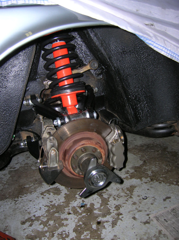 left rear suspension